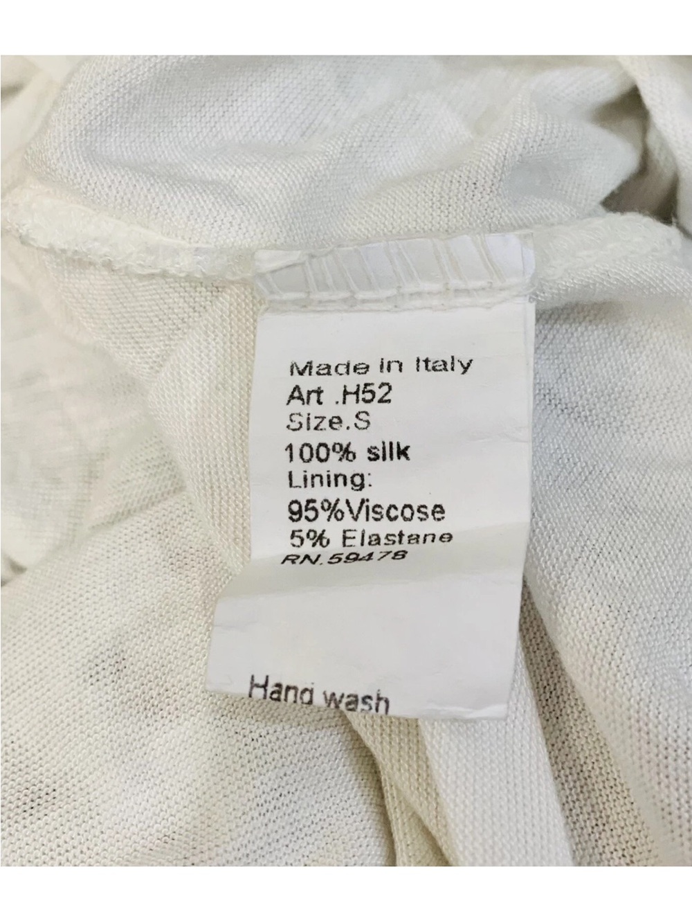Luisa Ricci White Silk Polka Dot Short Sleeve Blouse S - Picture 10 of 11